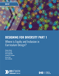 Cover of Designing for Diversity Part 1: Where is Equity and Inclusion in Curriculum Design?